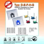 Bosch Type G SMS 5'li Paketli Toz Torbası